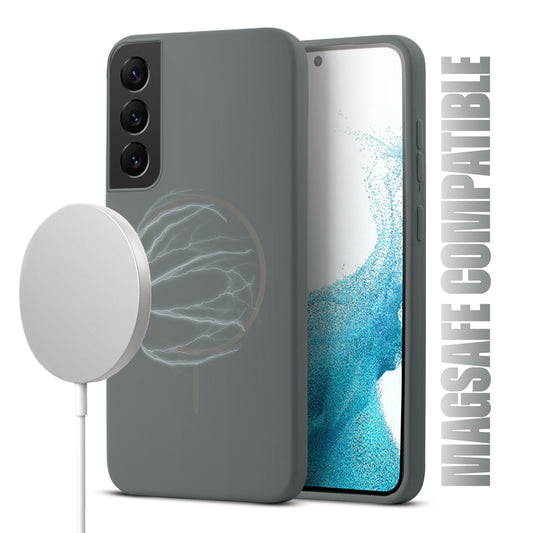 MagSafe Compatible Liquid Silicone Case For Samsung S22 5G
