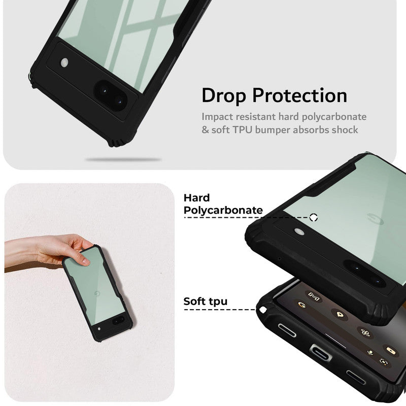 Premium Acrylic Transparent Back Cover for Google Pixel 6A