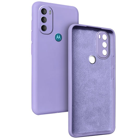 Premium Matte Silicone Back Cover for Motorola Moto G71 5G