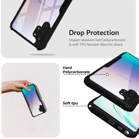 Premium Acrylic Transparent Back Cover for Samsung Note 10 Pro