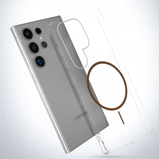 Crystal Clear Anti-Yellowing Magsafe Case For Samsung S24 Ultra 5G
