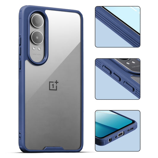 Premium Transparent Shock-Proof Back Cover with Silicon Edges for OnePlus Nord CE 4 Lite 5G