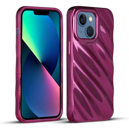 Wave Shiny Back Case for Apple iPhone 13