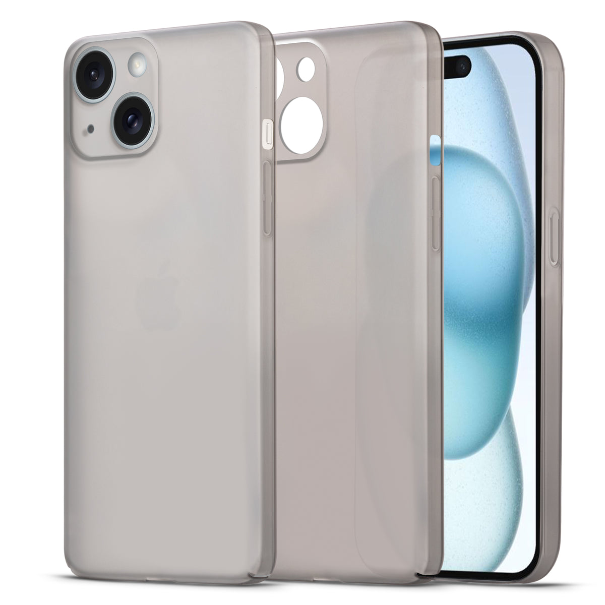 Ultra-Thin Frosted Hard Case for Apple iPhone 15