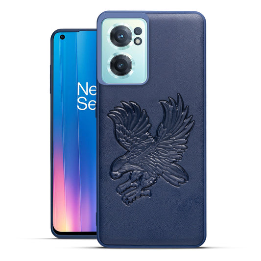 Eagle Textured Leather Back Case Cover for OnePlus Nord CE 2 5G