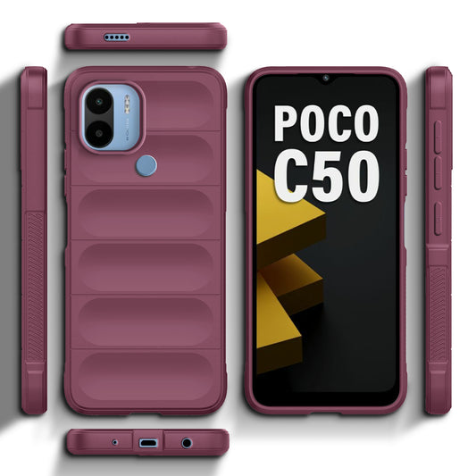 Soft Silicone Comfort Grip Back Cover Case For Poco C50