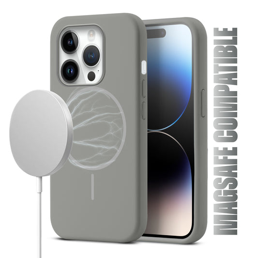 MagSafe Compatible Liquid Silicone Case For Apple iPhone 14 Pro
