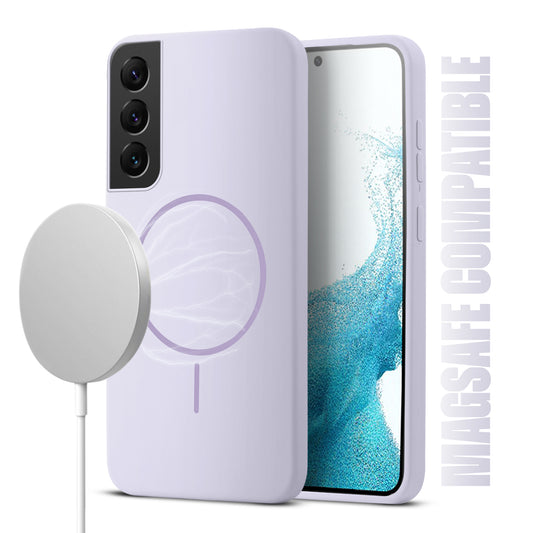 MagSafe Compatible Liquid Silicone Case For Samsung S22 5G