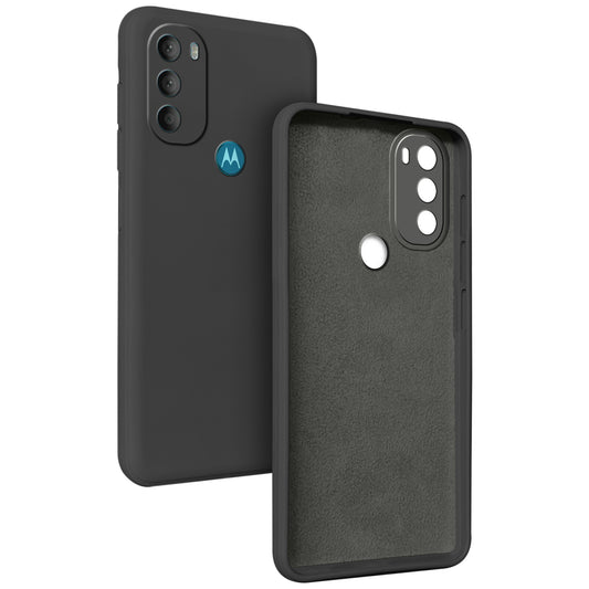 Premium Matte Silicone Back Cover for Motorola Moto G71 5G