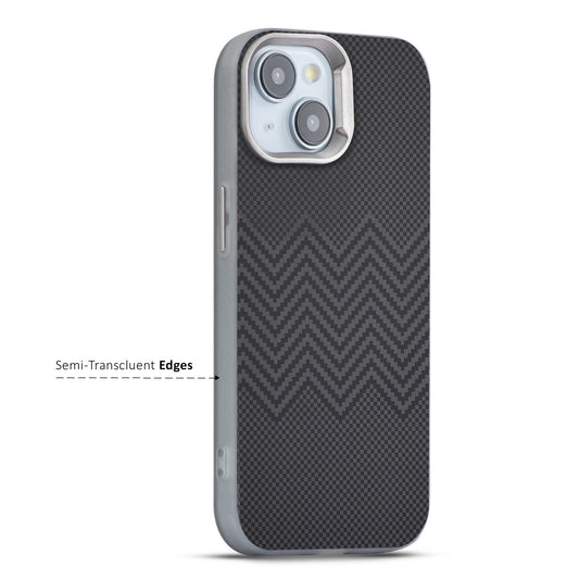 Elegant Hybrid Pattern Design Back Case For Apple iPhone 15