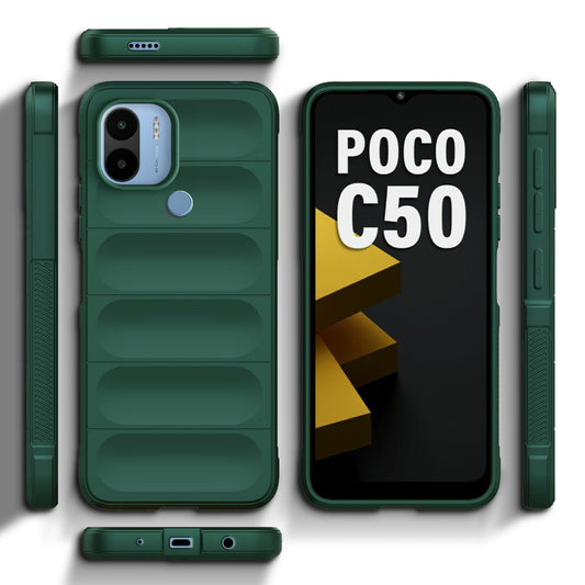 Soft Silicone Comfort Grip Back Cover Case For Poco C50