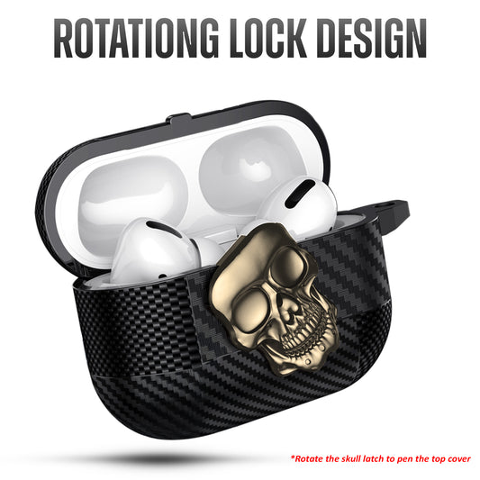 Rotating Skull Lock Edition AirPods Case Compatible With Airpods Pro2