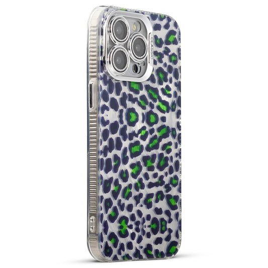 Luxury Shiny leopard Print Back Cover for Apple iPhone 15 Pro Max