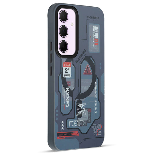 Mechanical Circuit Print Hard Back Cover For Samsung A35 5G