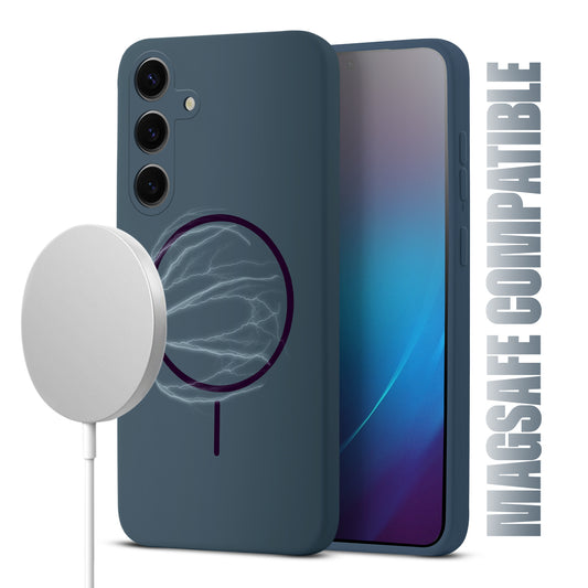 MagSafe Compatible Liquid Silicone Case For Samsung S25 Plus 5G