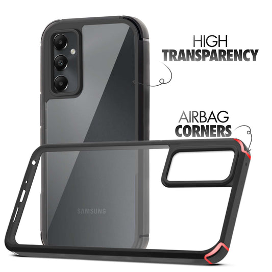 Silicone Frame Transparent Hard Back Cover for Samsung A05s