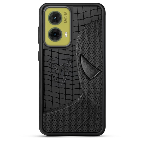 3D Design Soft Silicone Case With Matte Ring Camera Protection Back Cover For Motorola Moto G85 5G
