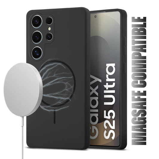 MagSafe Compatible Liquid Silicone Case For Samsung S25 Ultra 5G