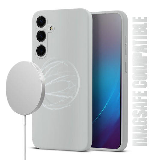 MagSafe Compatible Liquid Silicone Case For Samsung S25 Plus 5G