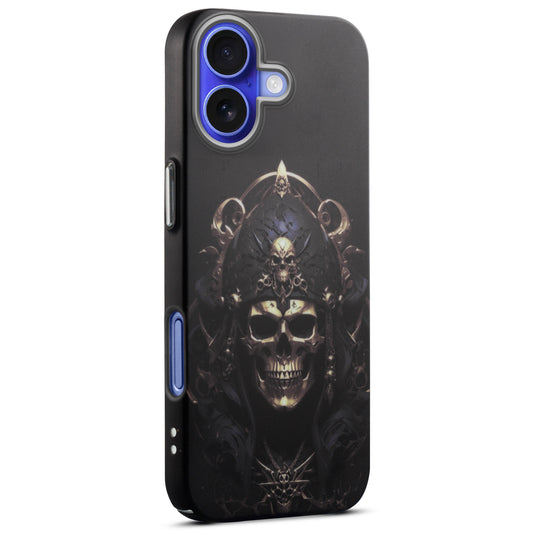 Nightfall Skull Cluster Design With Hard Back Case For Apple iPhone 16