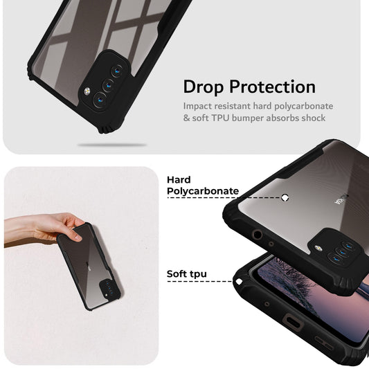 Premium Acrylic Transparent Back Cover for  Nokia G21 4G