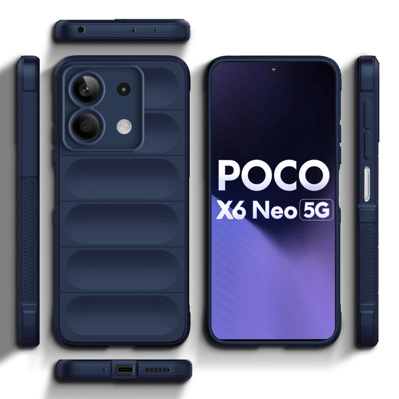 Liquid Silicone Comfort Grip Soft Touch Matte TPU Case for Poco X6 Neo 5G