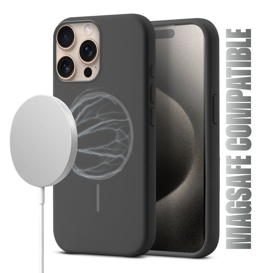 MagSafe Compatible Liquid Silicone Case For Apple iPhone 15 Pro Max