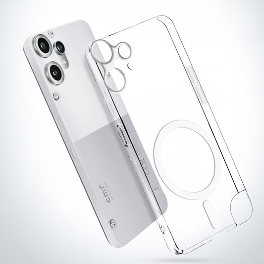 Crystal Clear Hard Back Anti-Yellowing with MagSafe Compatibility Phone Case For CMF Nothing Phone 2 Pro