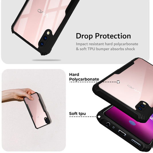 Premium Acrylic Transparent Back Cover for Vivo V11 Pro