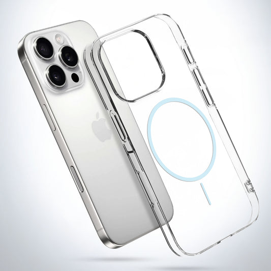 Crystal Clear Anti-Yellowing Magsafe Case For Apple iphone 16 Pro Max