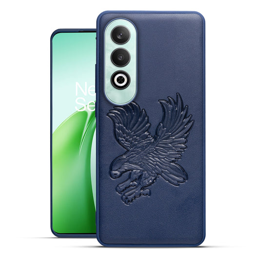 Eagle Textured Leather Back Case Cover for OnePlus Nord CE 4 5G