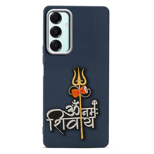 Sleek Textured Silicone Case for Samsung A16 5G Featuring Divine Embroidery on the Back