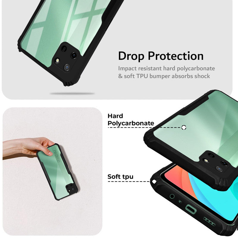 Premium Acrylic Transparent Back Cover for Realme C11 2021
