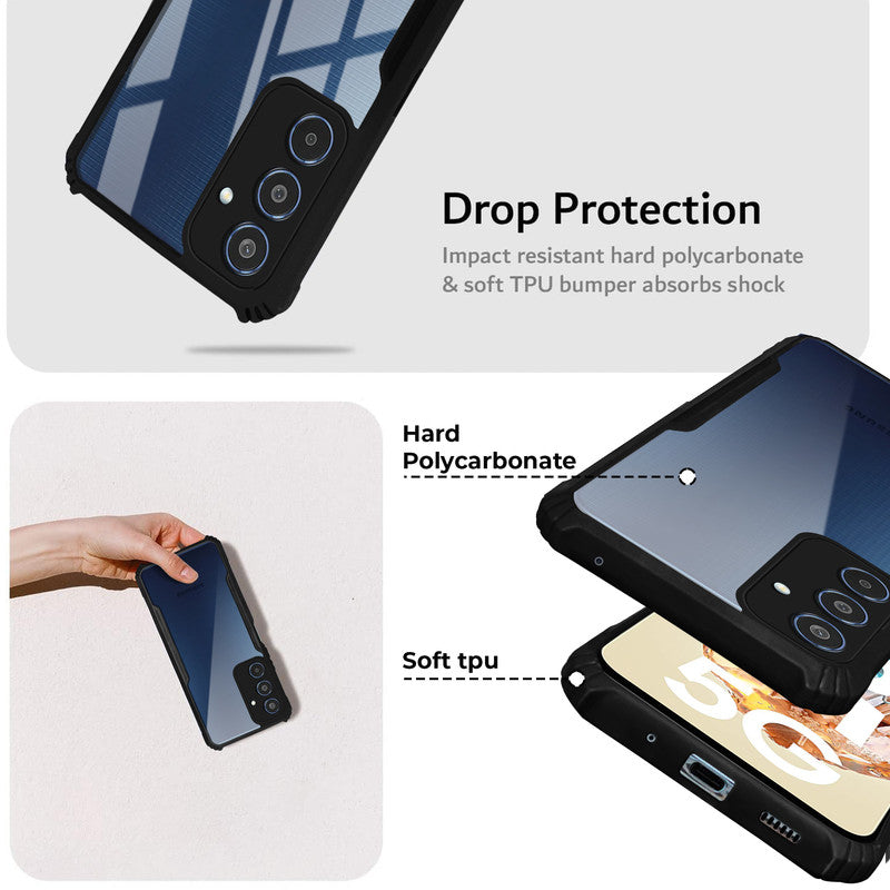 Premium Acrylic Transparent Back Cover for Samsung M35 5G