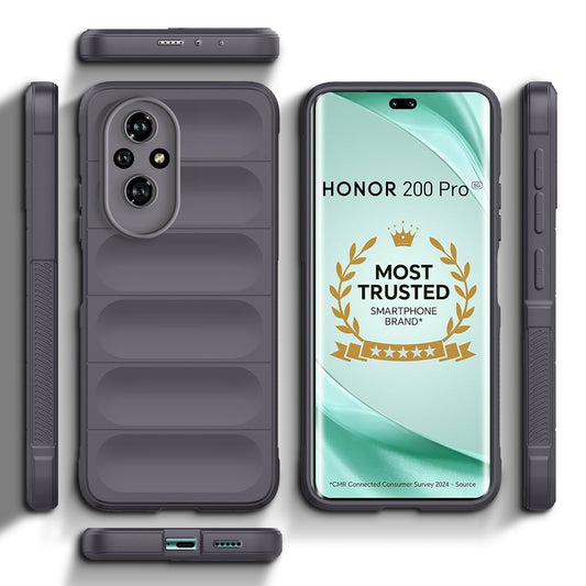 Premium Liquid Silicone Comfort Grip Case for Honor 200 Pro 5G with Soft Touch Matte TPU
