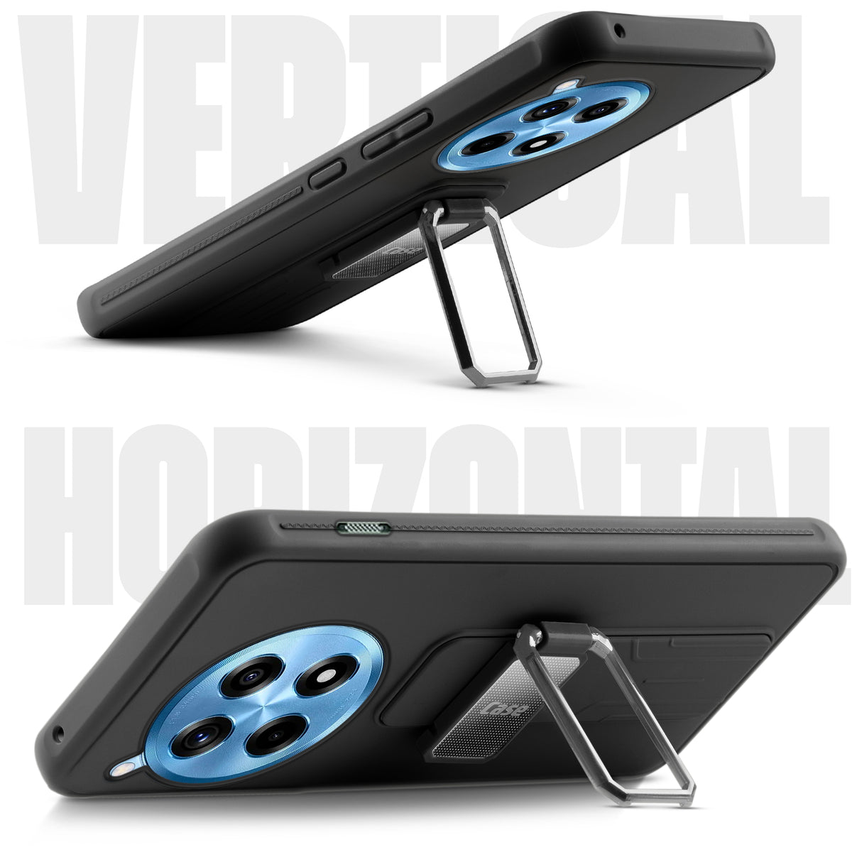 Silicone Case with Kickstand For OnePlus 12R 5G