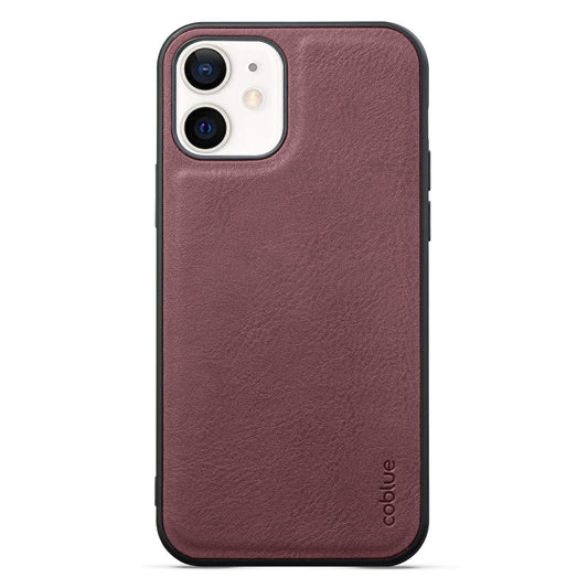 Elegant Leather Finish Back Cover for Apple iPhone 12