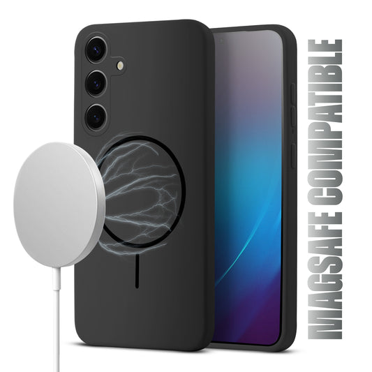 MagSafe Compatible Liquid Silicone Case For Samsung S25 Plus 5G