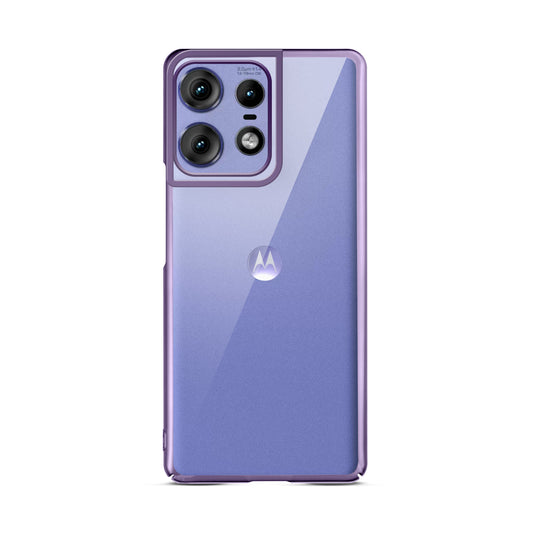 Crystal Clear Premium Shiny Edges Hard Back Case For Motorola Moto Edge 50 Pro 5G