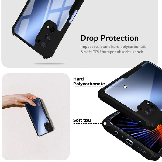 Premium Acrylic Transparent Back Cover for Realme Narzo 30 Pro