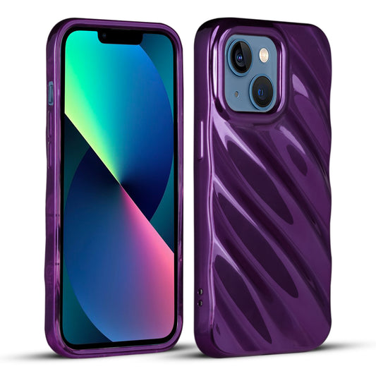 Wave Shiny Back Case for Apple iPhone 13