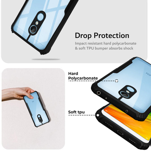 Premium Acrylic Transparent Back Cover for Redmi 5