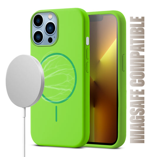 MagSafe Compatible Liquid Silicone Case For Apple iphone 13 Pro Max