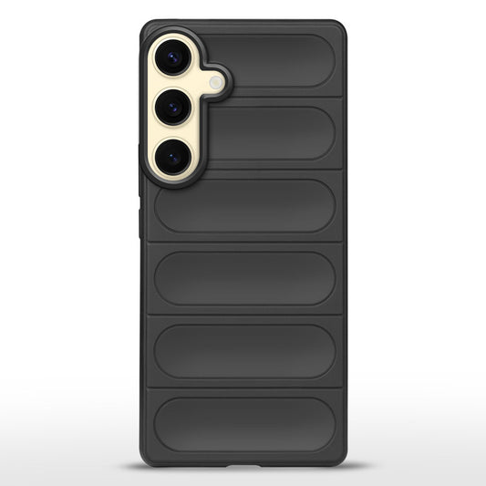 Liquid Soft Silicone Case Minimalistic Design With Matte Ring Camera Protection Back Cover For Samsung S25 5G
