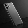 Crystal clear anti-yellow hard back case for Apple iPhone 11 placed on surface showing slim profile and precise camera cutouts