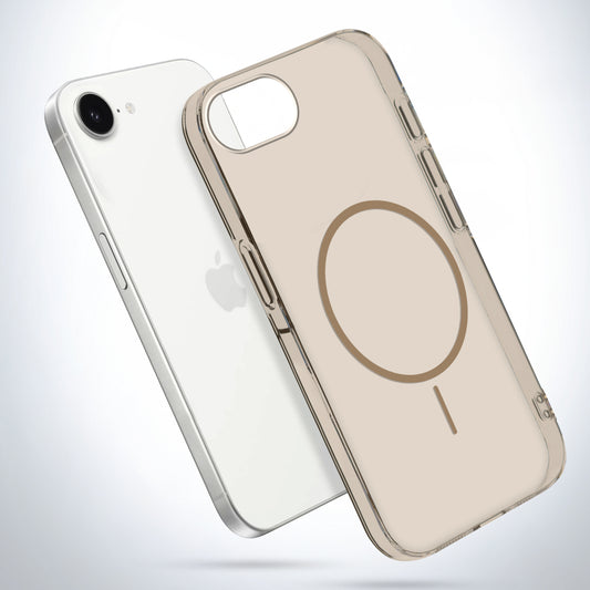 Colored Transparent Anti-Yellowing Magsafe Case For Apple iPhone 16e