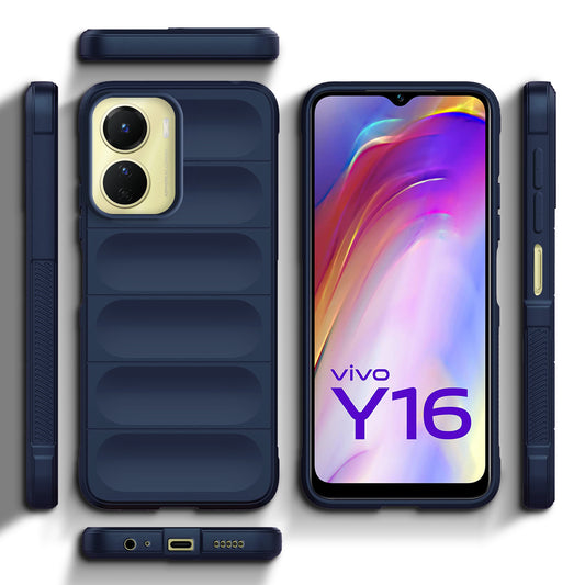 Soft Silicone Comfort Grip Back Cover Case For Vivo Y16