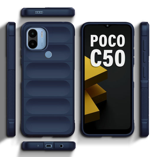 Soft Silicone Comfort Grip Back Cover Case For Poco C50