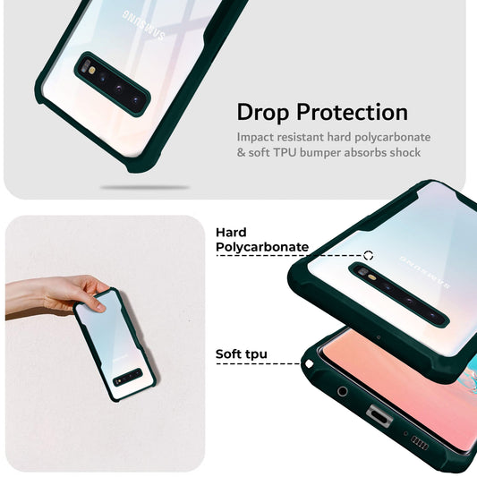 Premium Acrylic Transparent Back Cover for Samsung S10 Plus