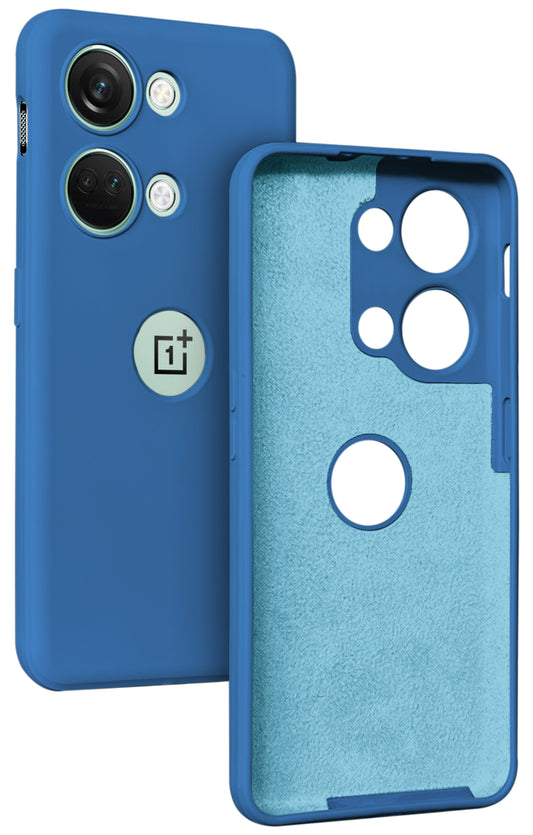 Liquid Silicone Case with Logo Cut Back Cover for OnePlus Nord 3 5G